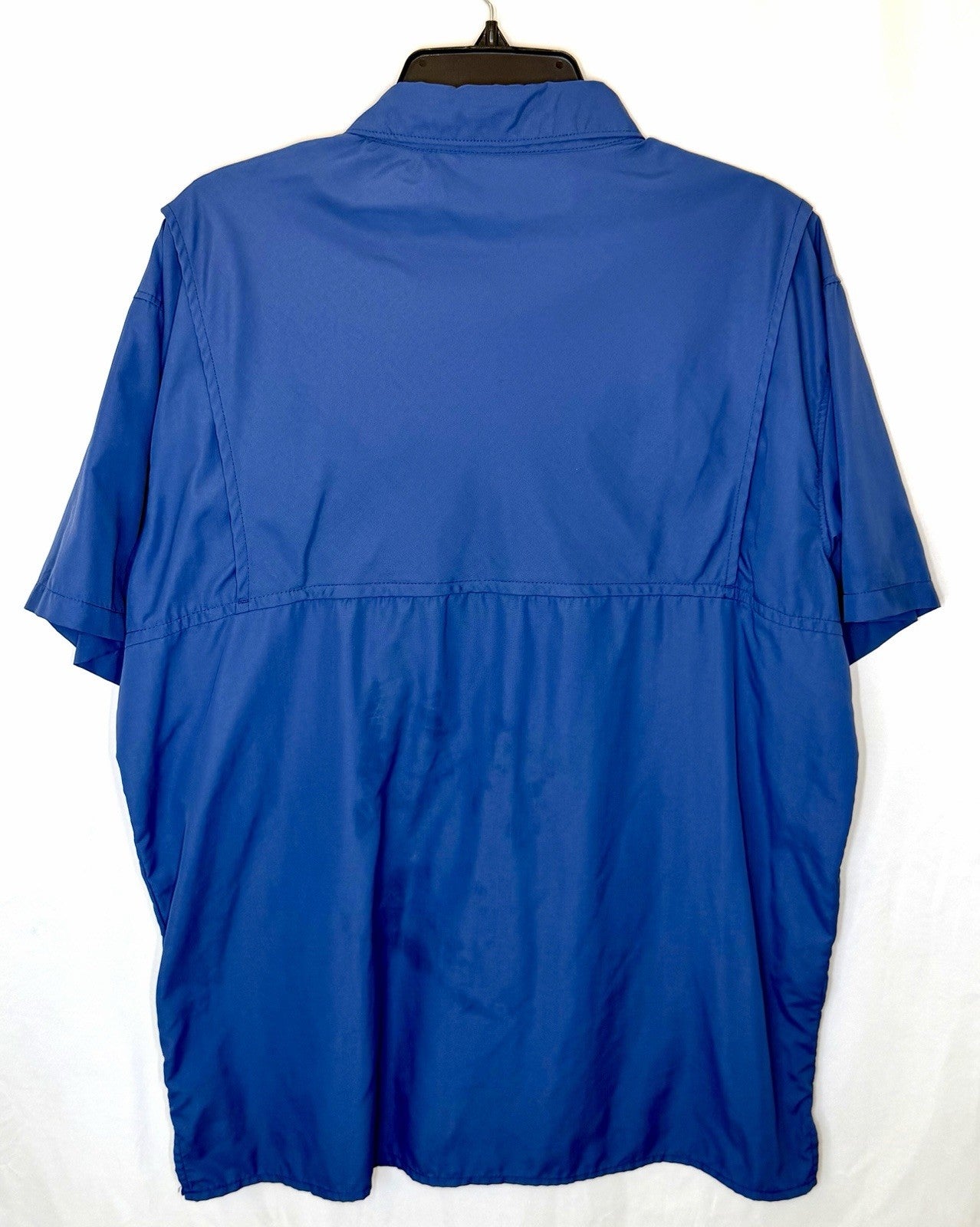 Columbia Omni-Shade Kestrel Trail Short Sleeve Button-Down Shirt Men’s Large