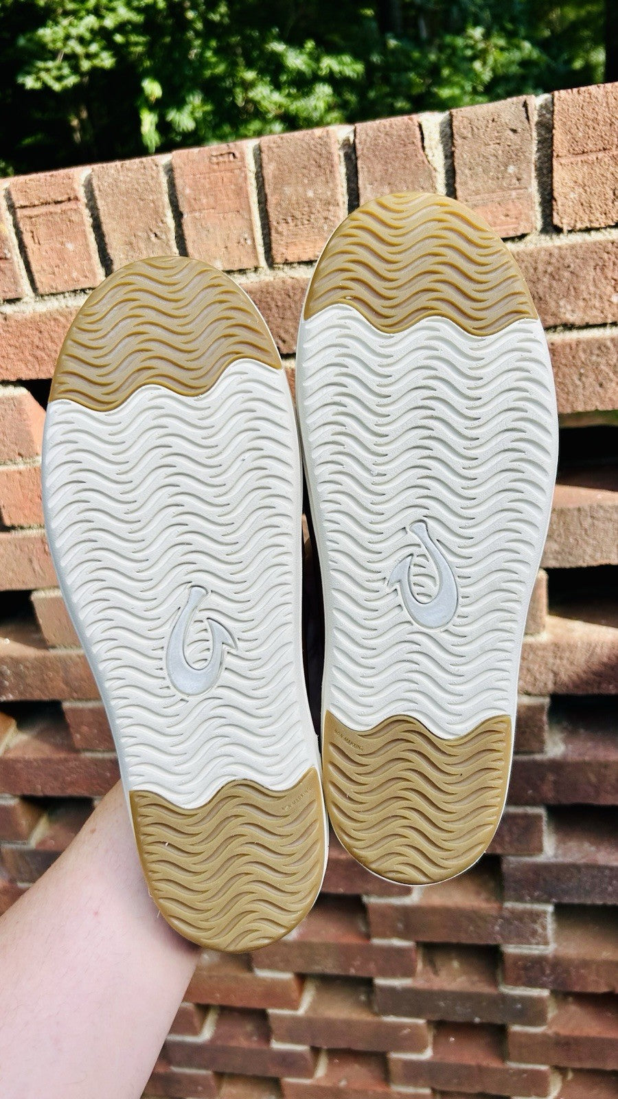 NWOT Olukai Kakaha Fox/Fox Leather Slip-on Shoes US Size Men’s 11 ($130 Retail)