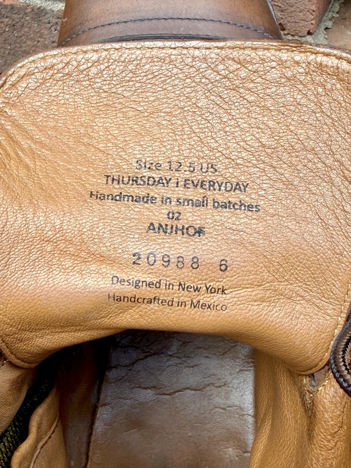 Thursday Boot Co Casa Moto Anejo Leather Zip Boots Men’s 12.5 House Of Friends