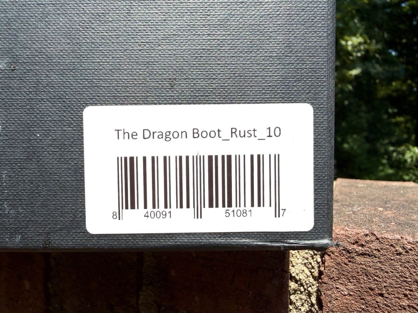 TAFT The Dragon Men Boots Size 10 Rust Brown Textured Leather Cap Toe NIB 952029