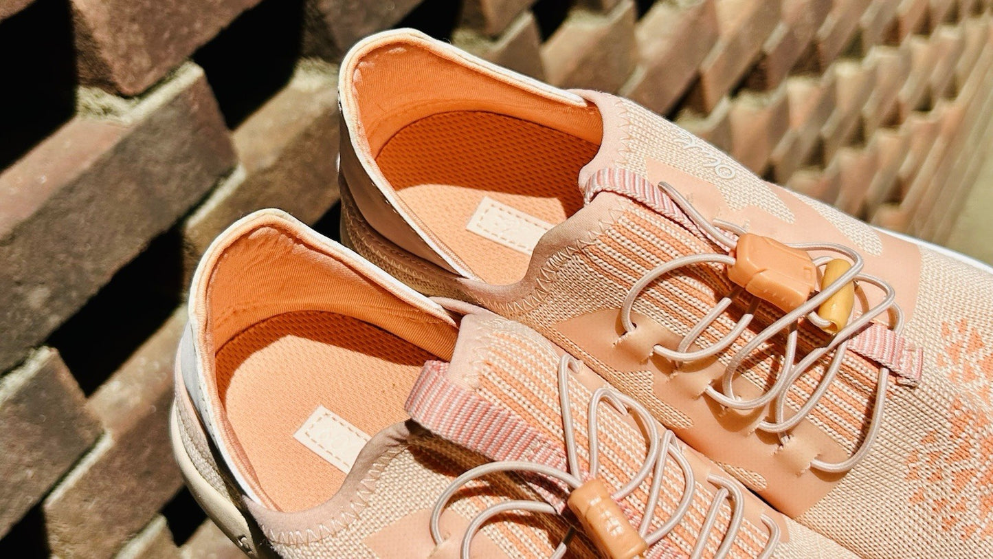 Olukai Women's Miki Trainer Athletic Casual Shoe Pink Sand/Cantaloupe Size 7M
