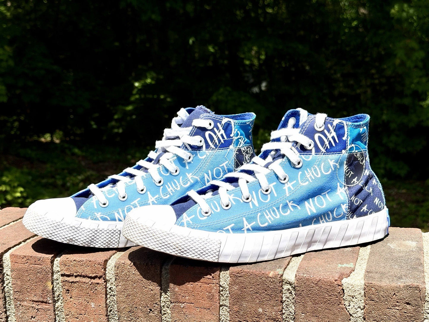 Converse UNT1TL3D Hi "Not A Chuck" University Blue Patchwork Men's Size 11.5
