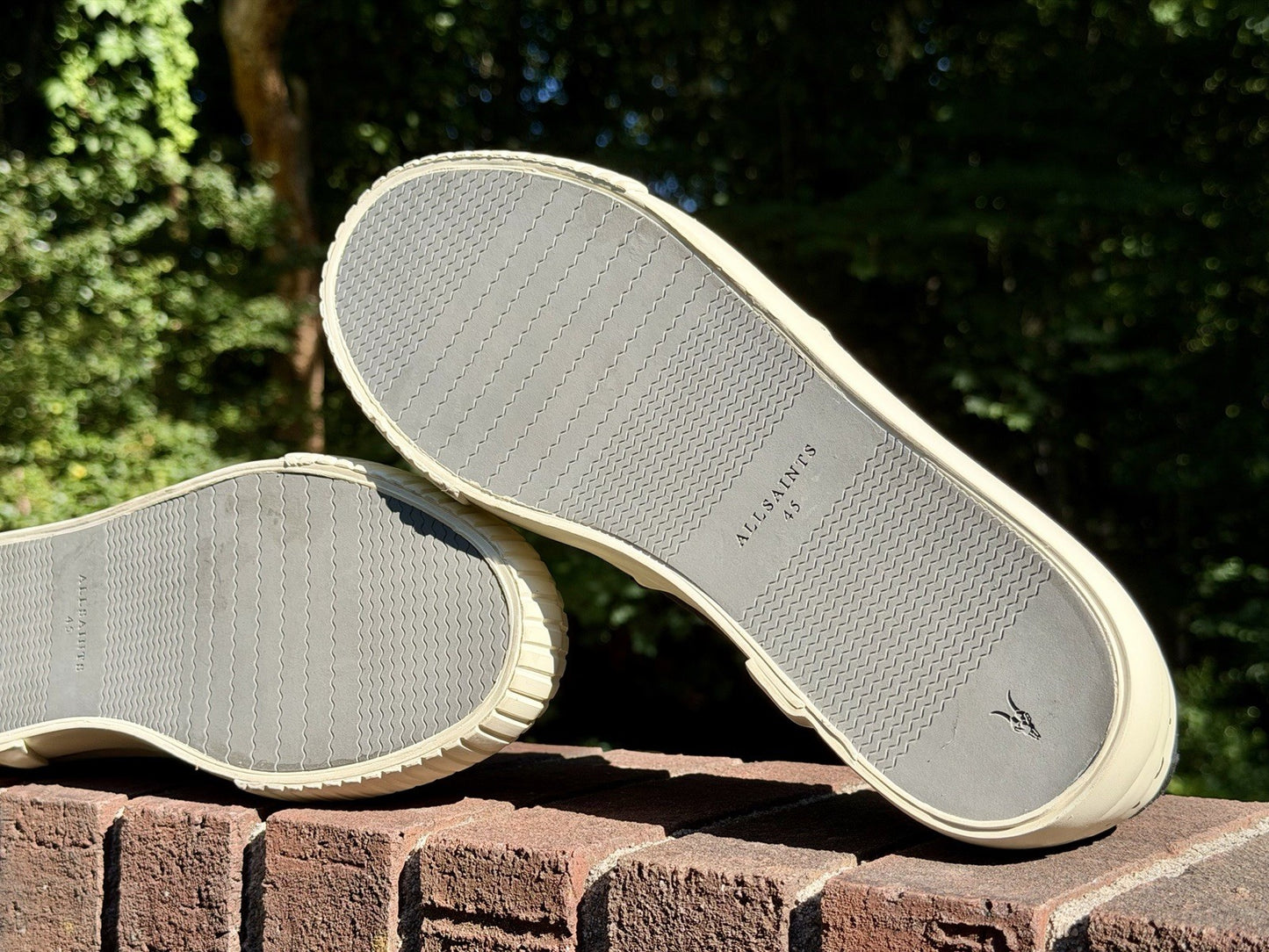 Allsaints London Spitalfields Slip On Cube Low Top Sneakers Men's 12 US 45 EU