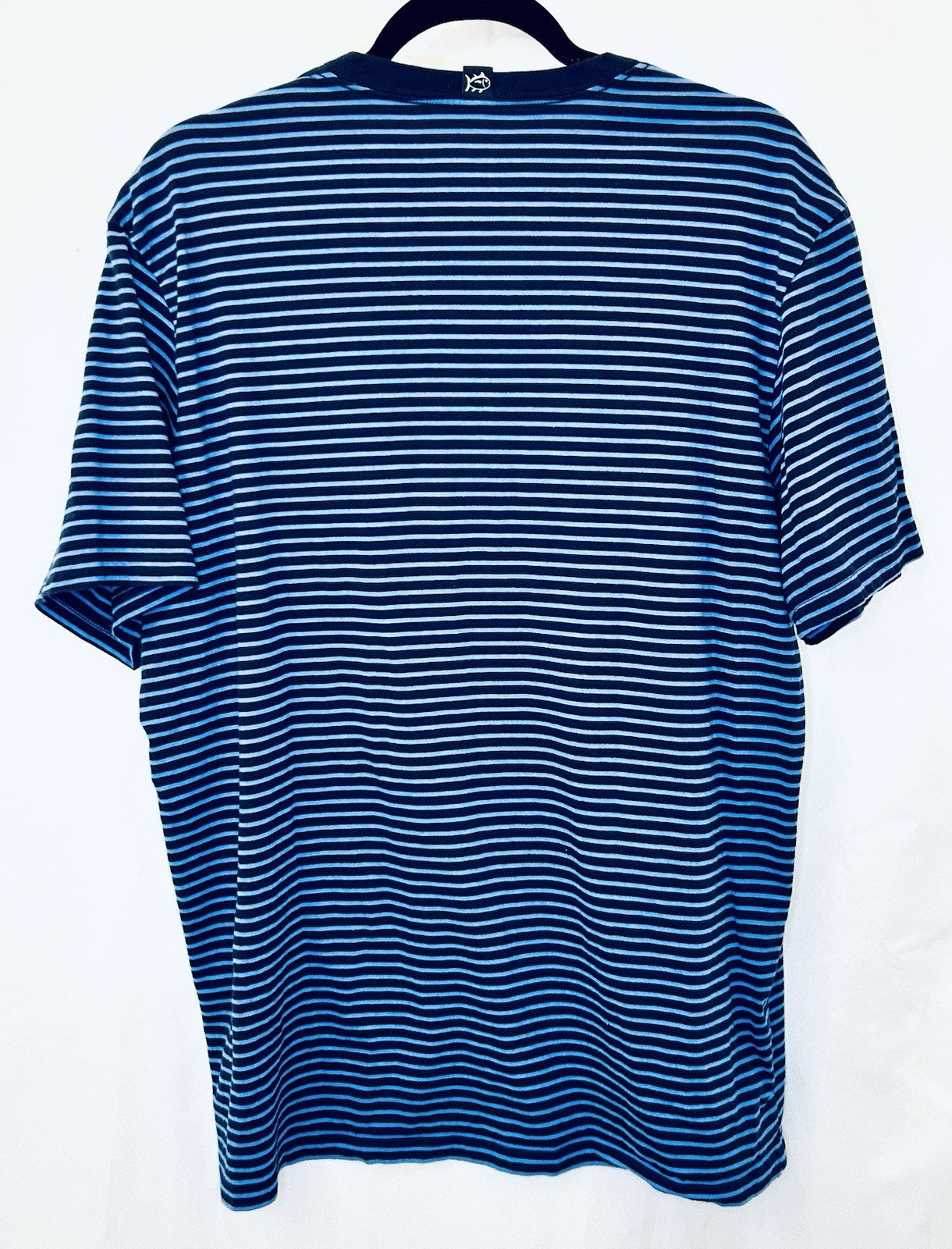 Southern Tide Men’s Stripe Skipjack S/S Tee.True Navy.Sz.Large MSRP$44.00