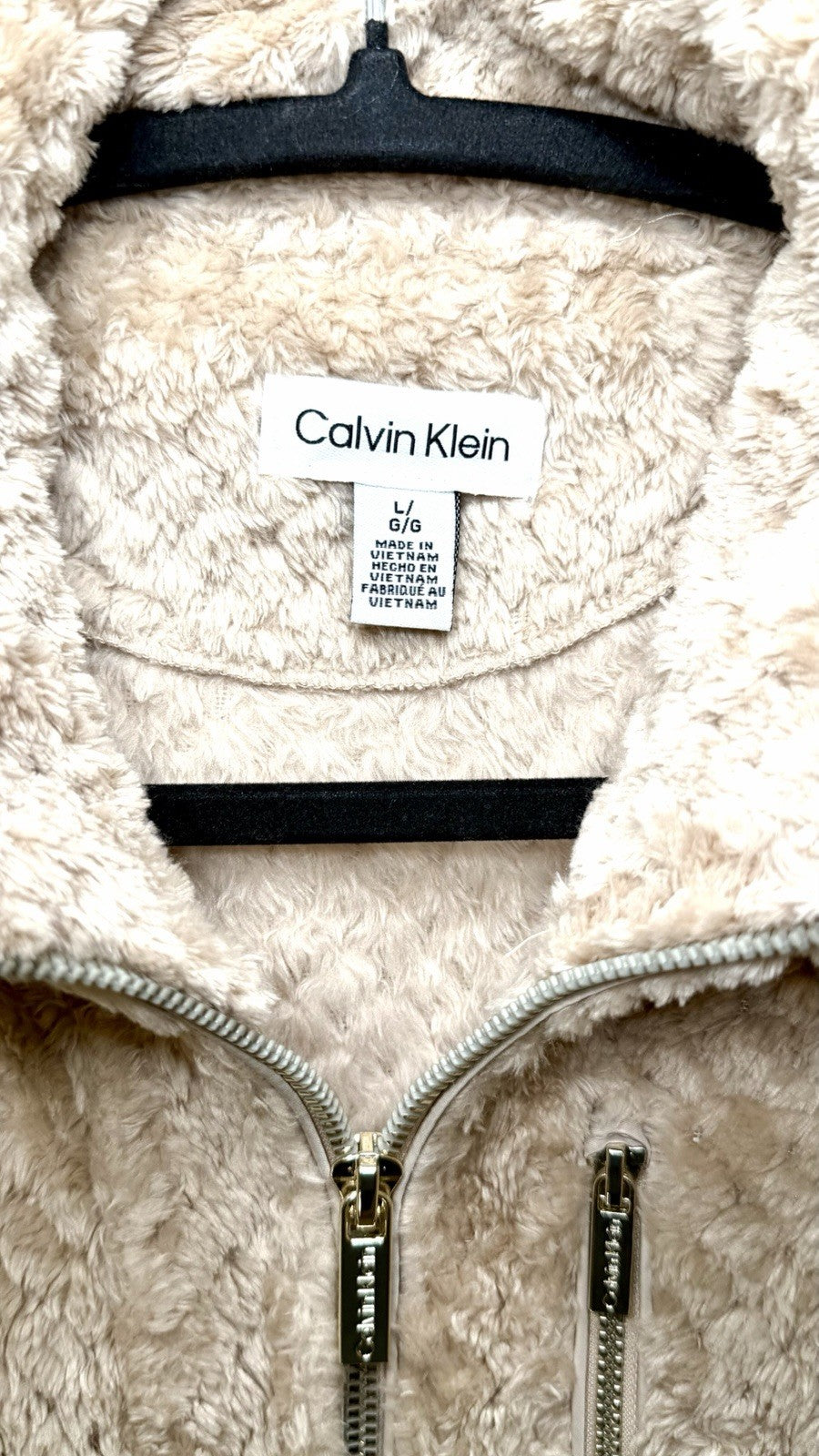 Calvin Klein Women's Faux Fur Vest Brown Size Medium (Worn Once!!!)
