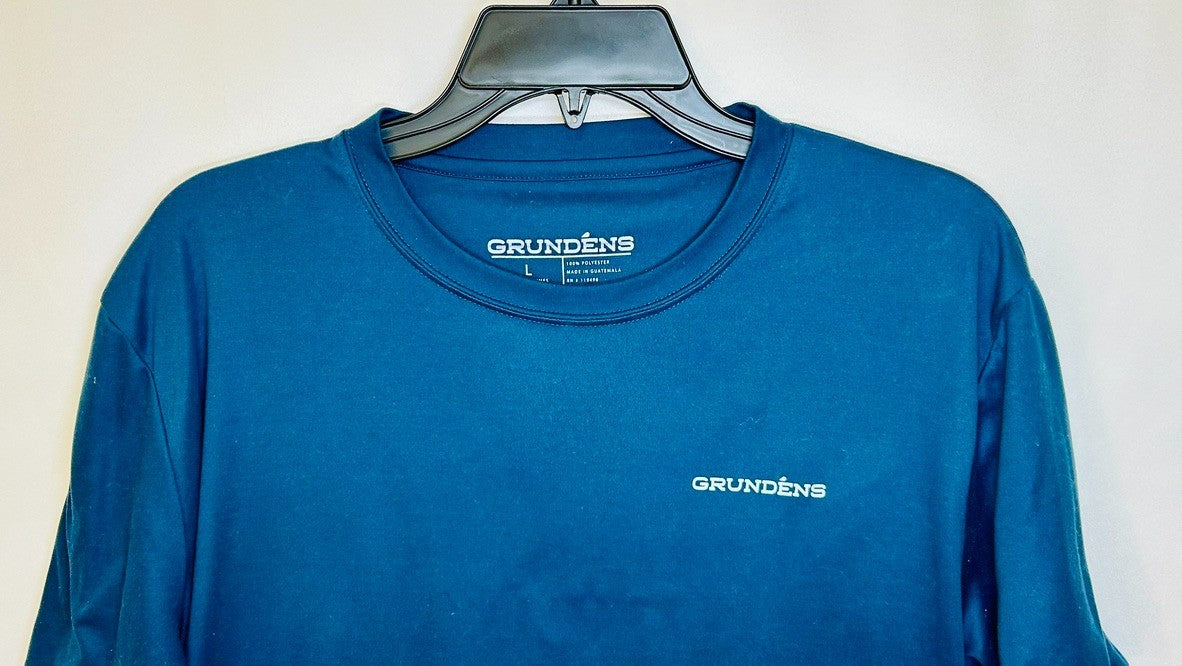 Grundens Men's Commercial Boat SS T-Shirt / Men's Large / Blue
