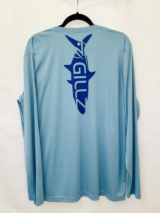 Gillz Pro Series Men's Long Sleeve Shirt | Powder Blue | Size XL