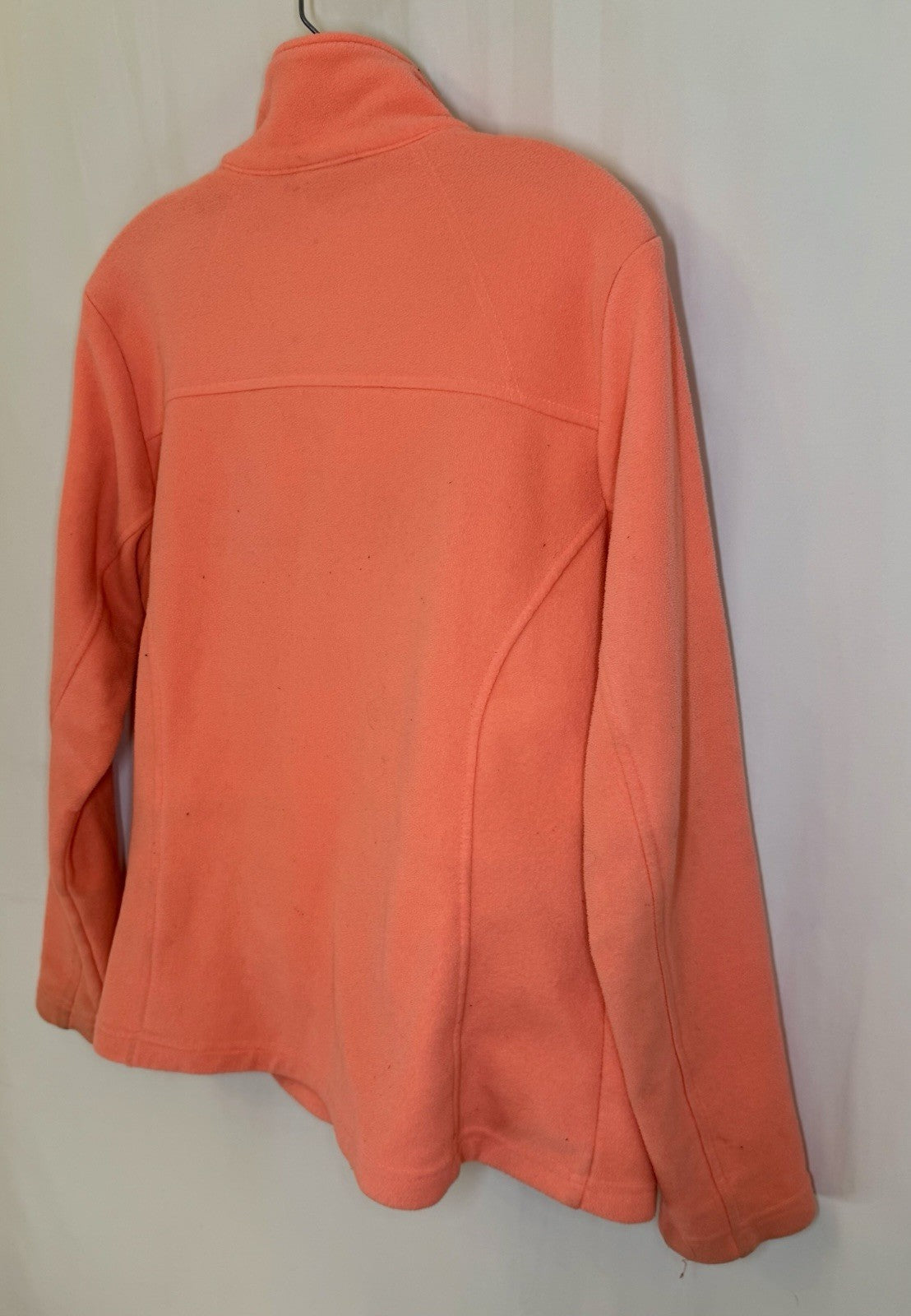 Columbia Jacket, Women's Size Large, Pink, Full Zip, Pocket on arm