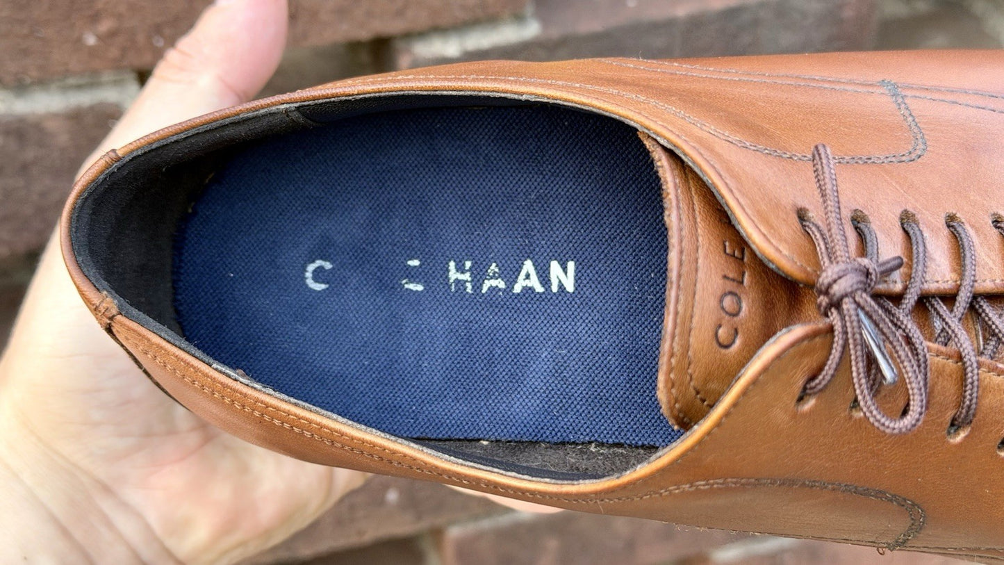 Cole Haan Men's Modern Essentials Cap Oxford British Tan C34138 Mens Size 11 M