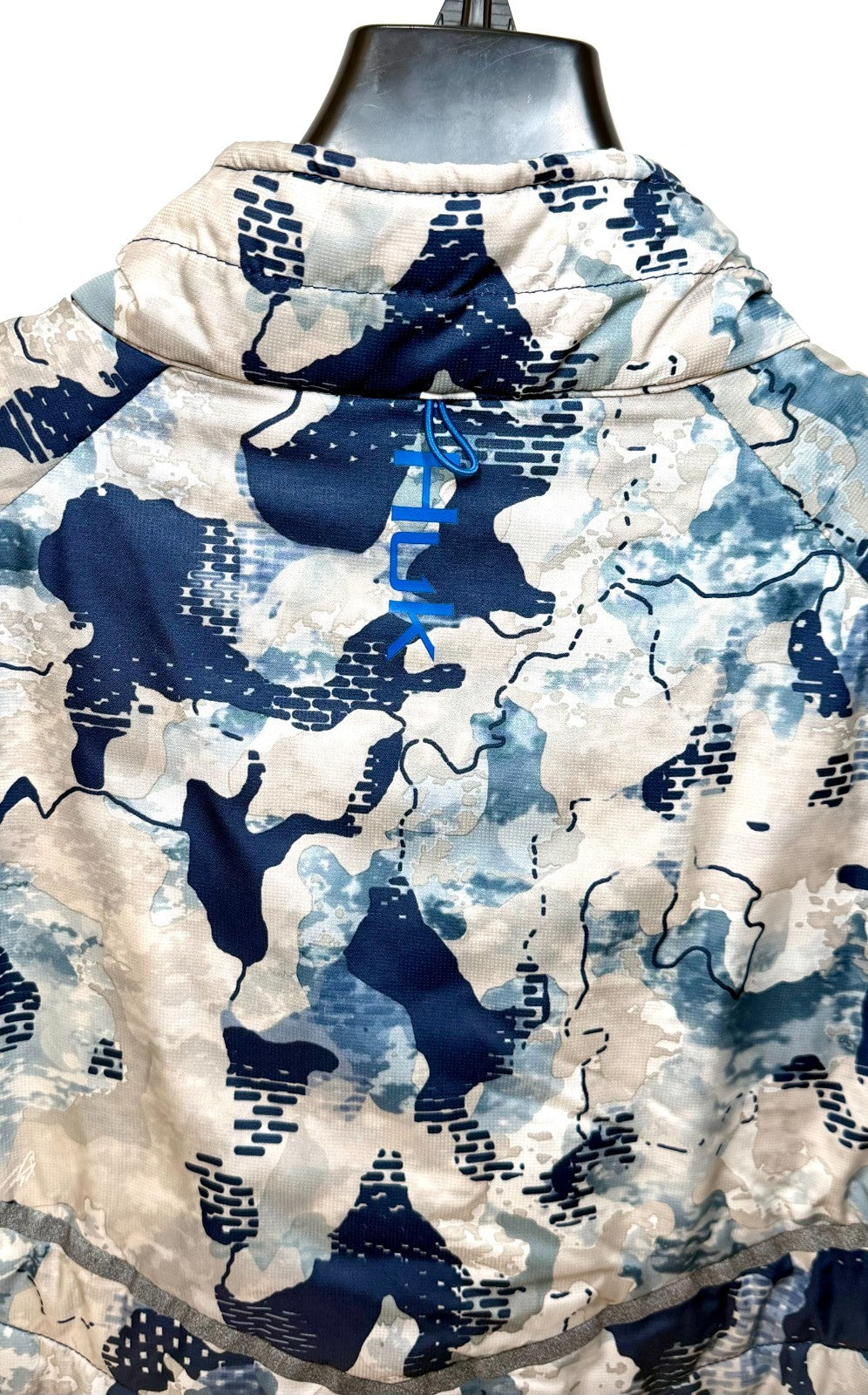 Huk Men's Icon X Puff Blue Camo Insulated Jacket / Size XL / $160 Retail