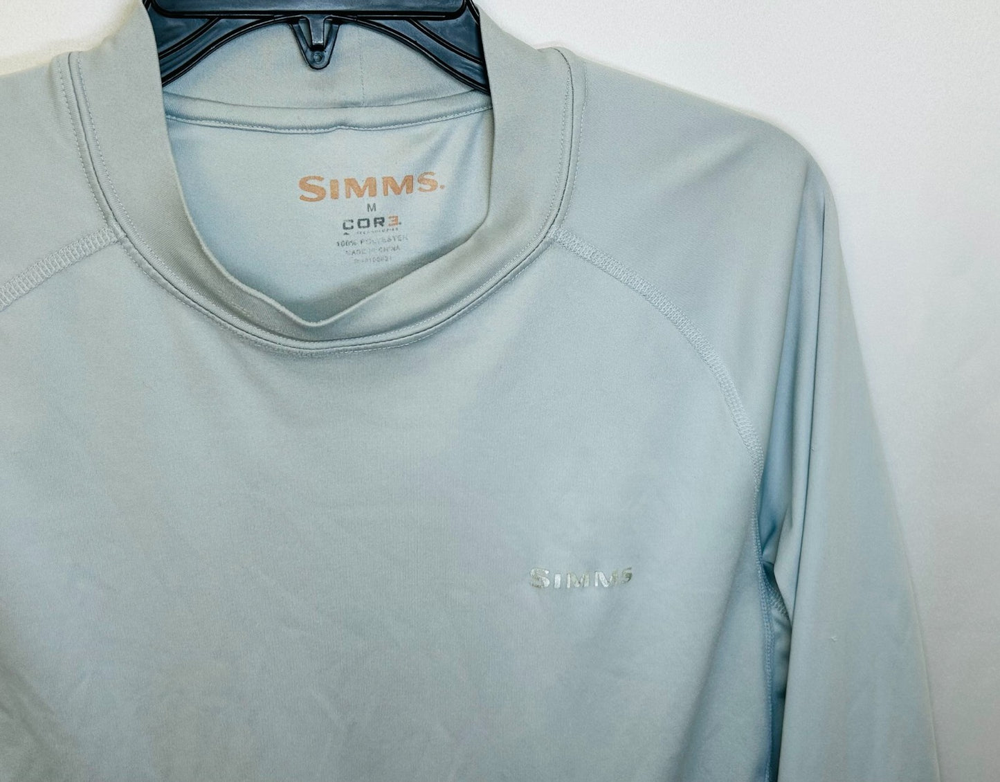 SIMMS COR3 Men's Medium Long Sleeve Fishing Shirt Beige