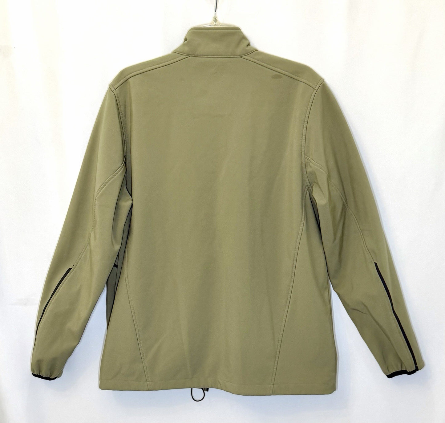 HUK CROSSLAKE WINDBLOCK JACKET / MEN’S SIZE LARGE / OLIVE-BLACK