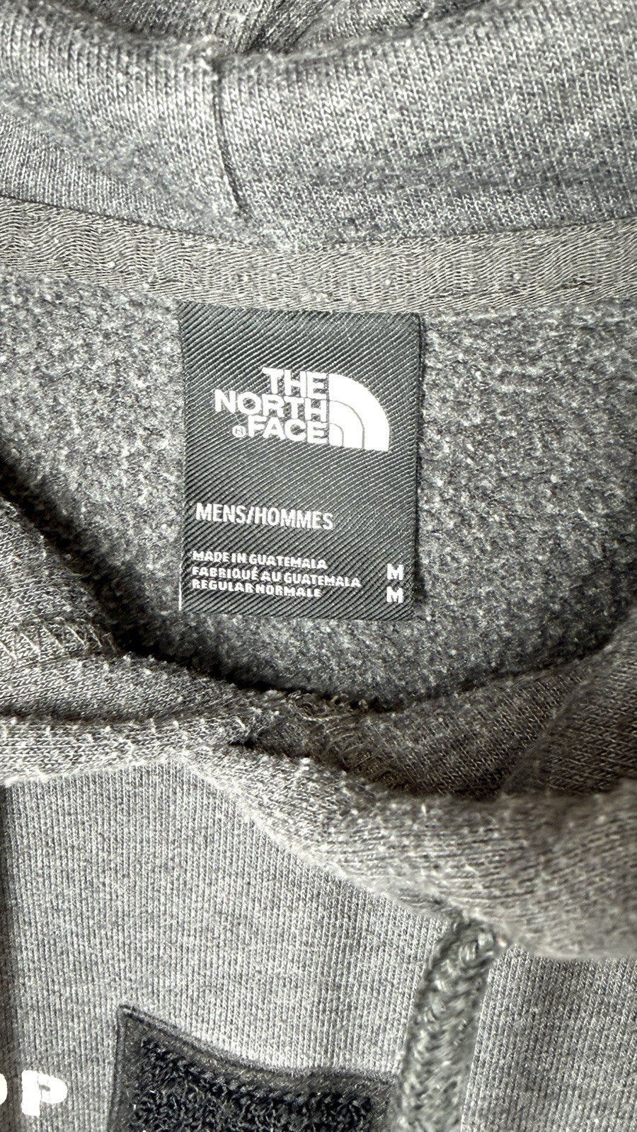 The North Face Hooded Sweater Men's Size Medium Pullover Hoodie Logo Black