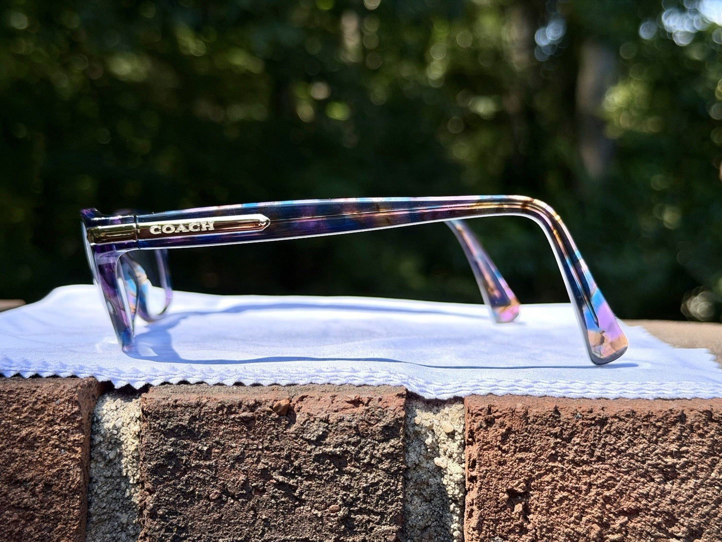 Coach HC6065 5288 Confetti Purple Women's Glasses Frame 49-17-135 Rx-Able