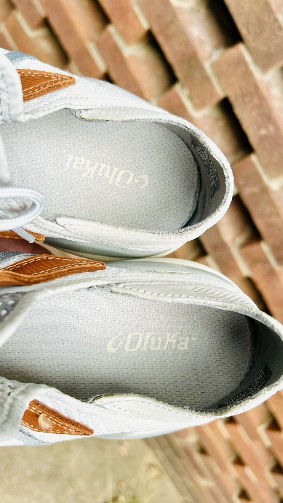 Olukai Mio Li Convertible Mesh Sneaker - Mist Grey/Poi - Men’s 10 - Retail $130