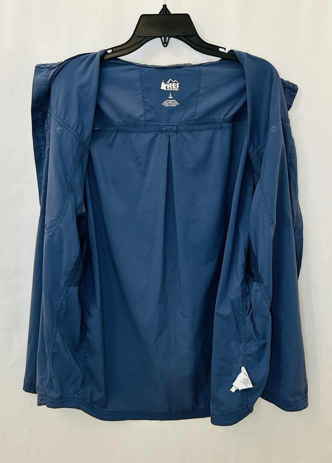 REI Men’s Co-op Sahara Tech Short-Sleeve Shirt In Thunder Blue Size Large