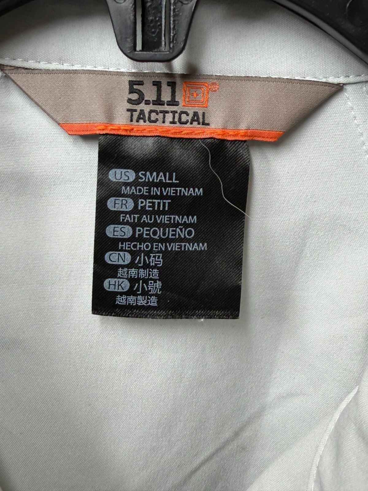 5.11 Tactical Men's Size Small Gray Freedom Flex Long Sleeve Button Up Shirt