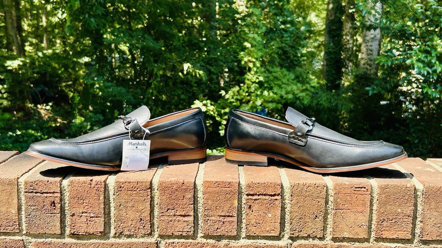 NWT TOMMY HILFIGER Senner Oxford / Black / Men’s Size 10 / Easy Slip-On