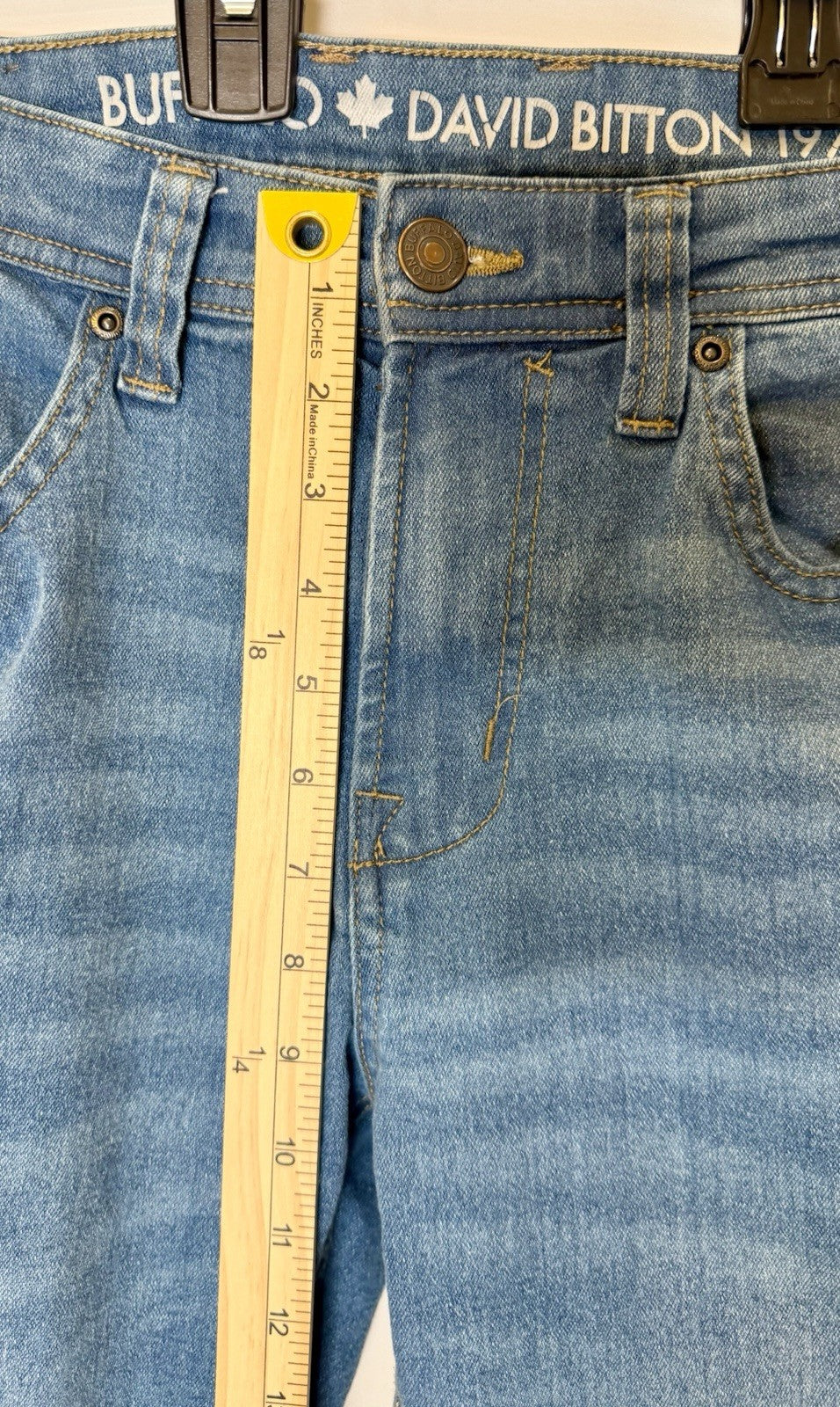 Buffalo David Bitton Men’s Slim Straight Stretch Evan-X Size 33x30 Jeans/Denim