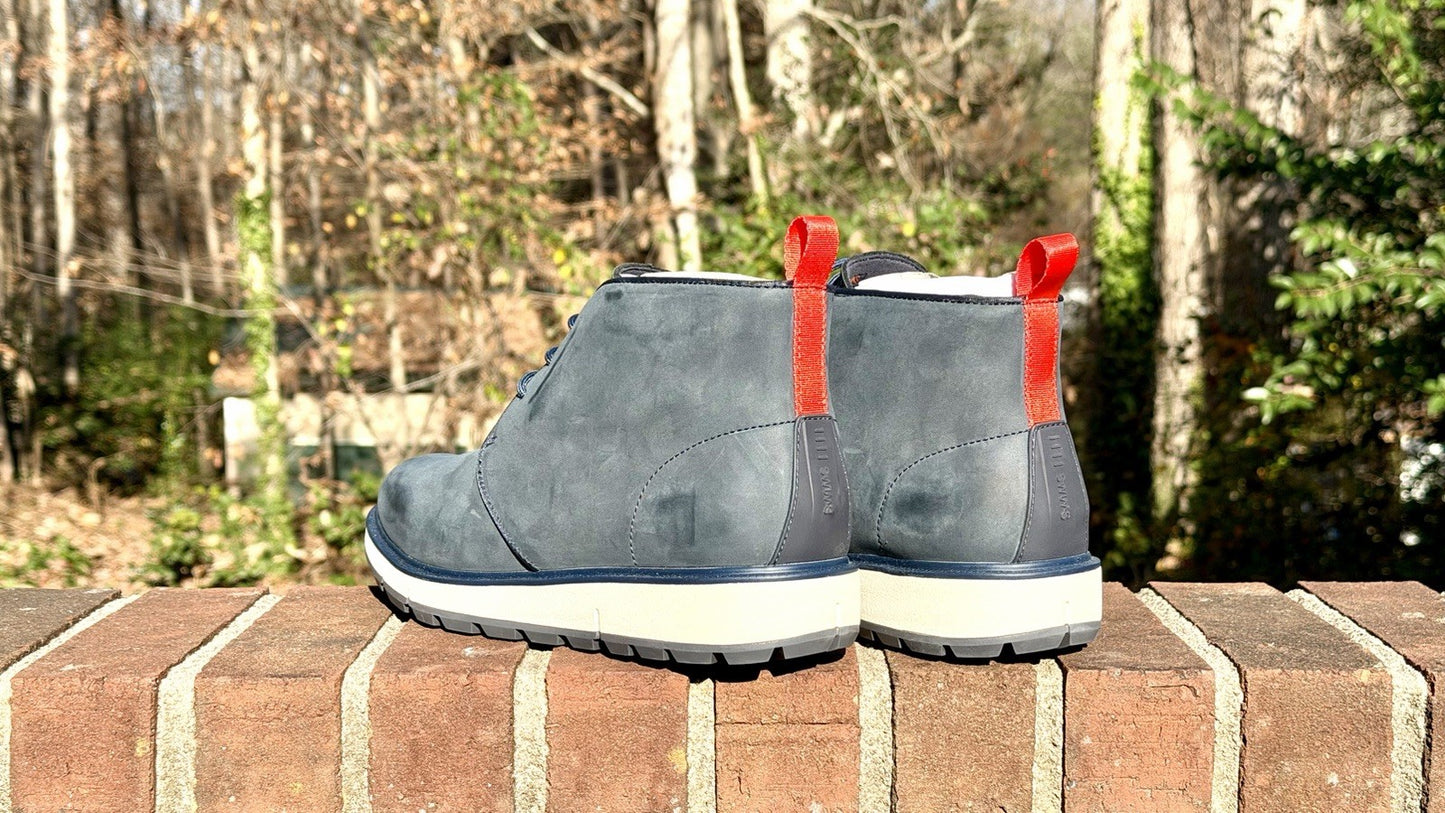 NWT SWIMS Men's Motion Chukka Boots  Color Navy Men’s Size 8 / $258 Retail
