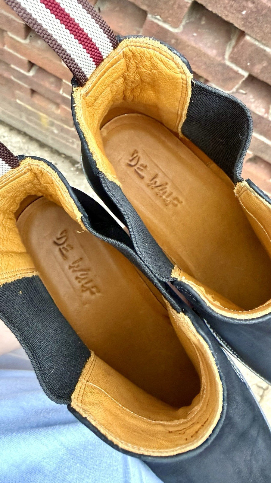 De Wolf Black Suede Chelsea Boots Men’s Size 11.5 / Worn Twice
