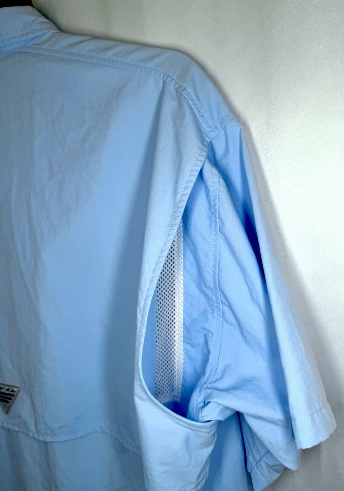 Columbia PFG Bahama Fishing Shirt Vented Rear Omni-Shield  Men's Large