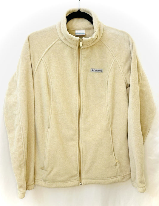 Women's Columbia Benton Springs Full Zip Fleece Jacket - Beige - Size Large