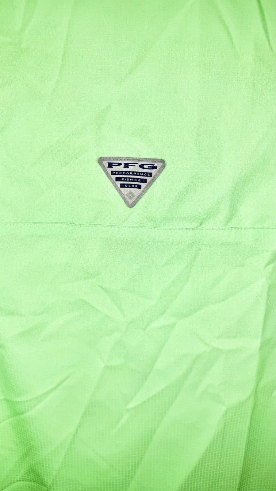 Columbia PFG Men's Vented Short Sleeve Button Down Shirt Medium Light Green