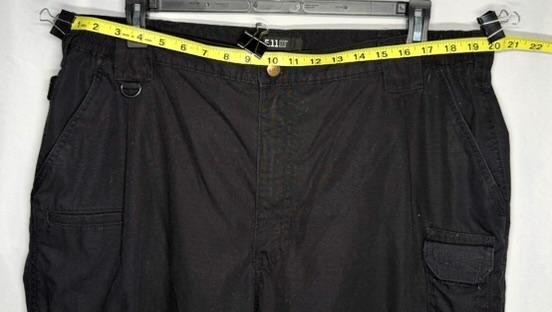 5.11 Tactical Cargo Pants Mens 42x30 Black Ripstop Workwear Utility