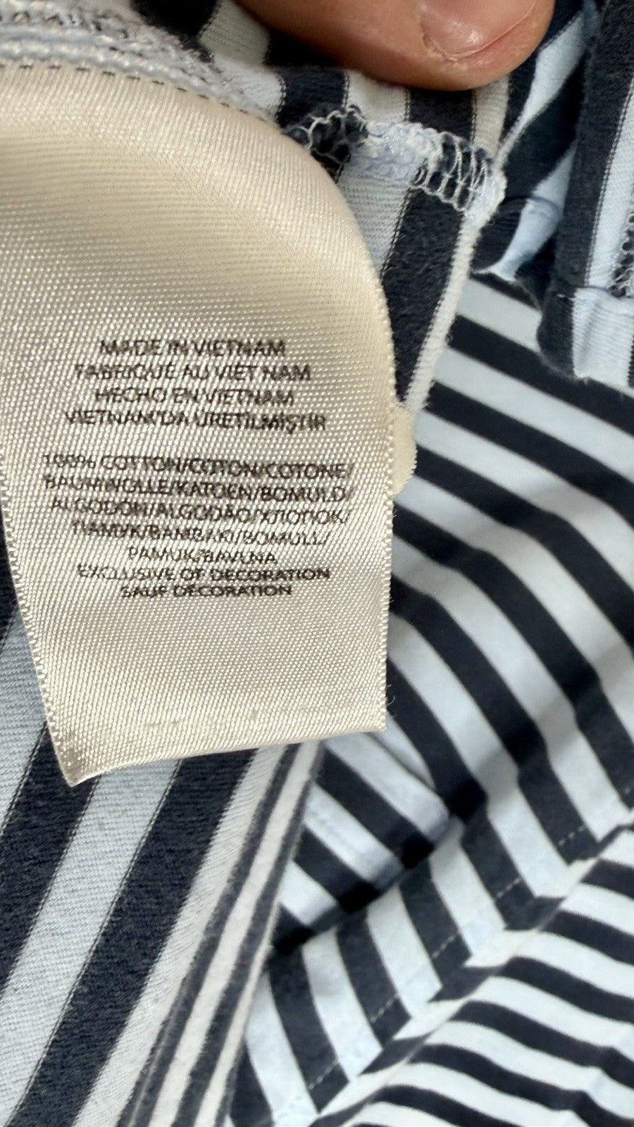 POLO RALPH LAUREN MEN'S SOFT KIND ONE POCKET STRIPED POLO SHIRT SIZE LARGE GREAT