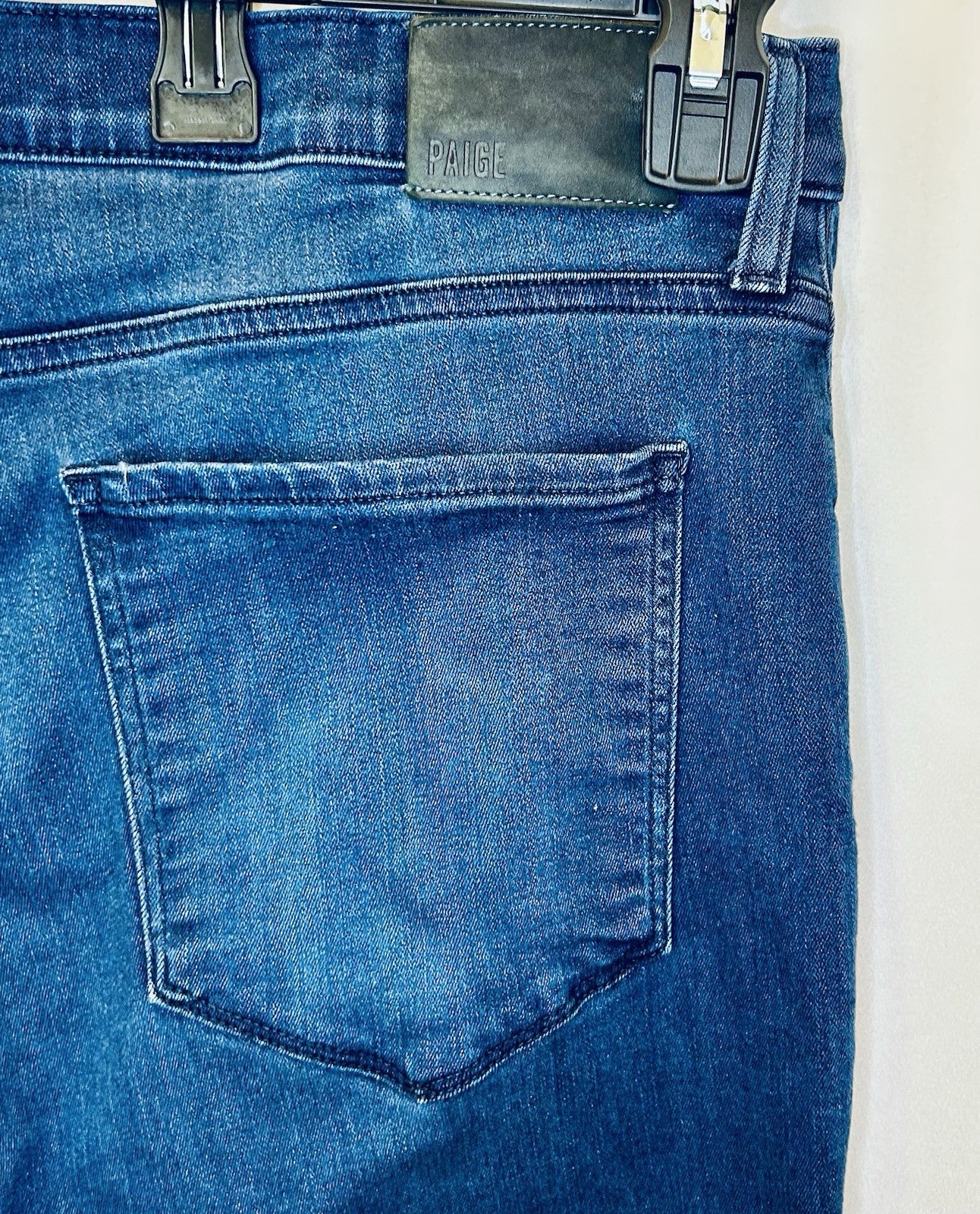 Paige Normandie Denim Jeans Straight Leg Dark Wash Mens Size 36 (36x30) $209 New