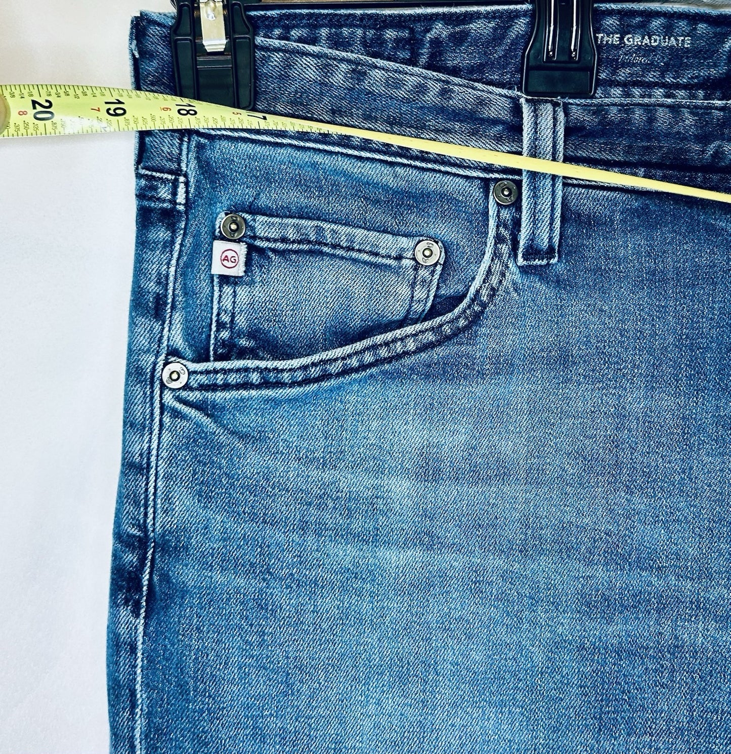 AG Adriano Goldschmied The Graduate Tailored Leg Medium Wash Mens 34 (34x30)