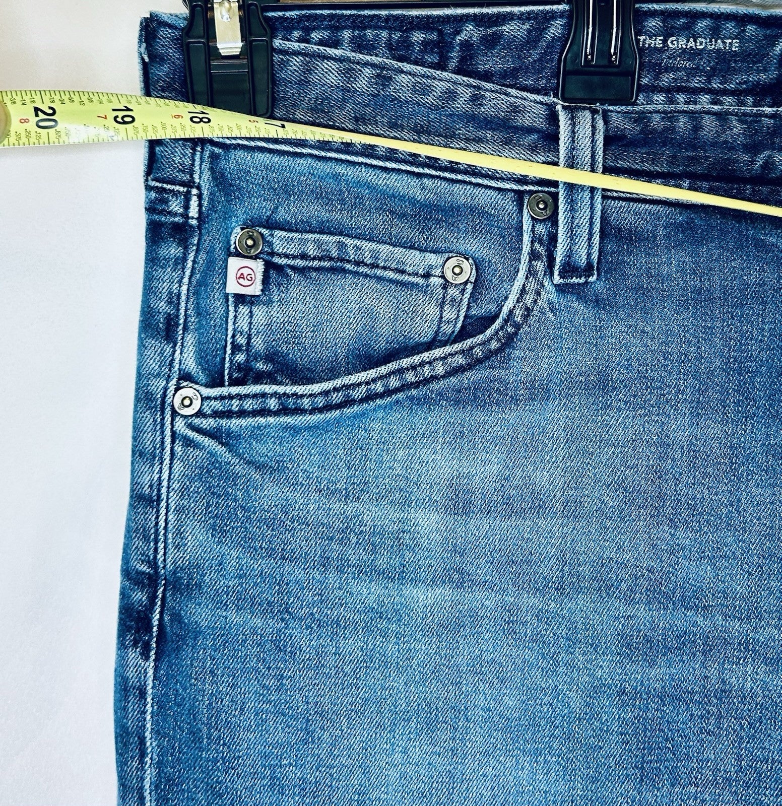 AG Adriano Goldschmied The Graduate Tailored Leg Medium Wash Mens 34 (34x30)