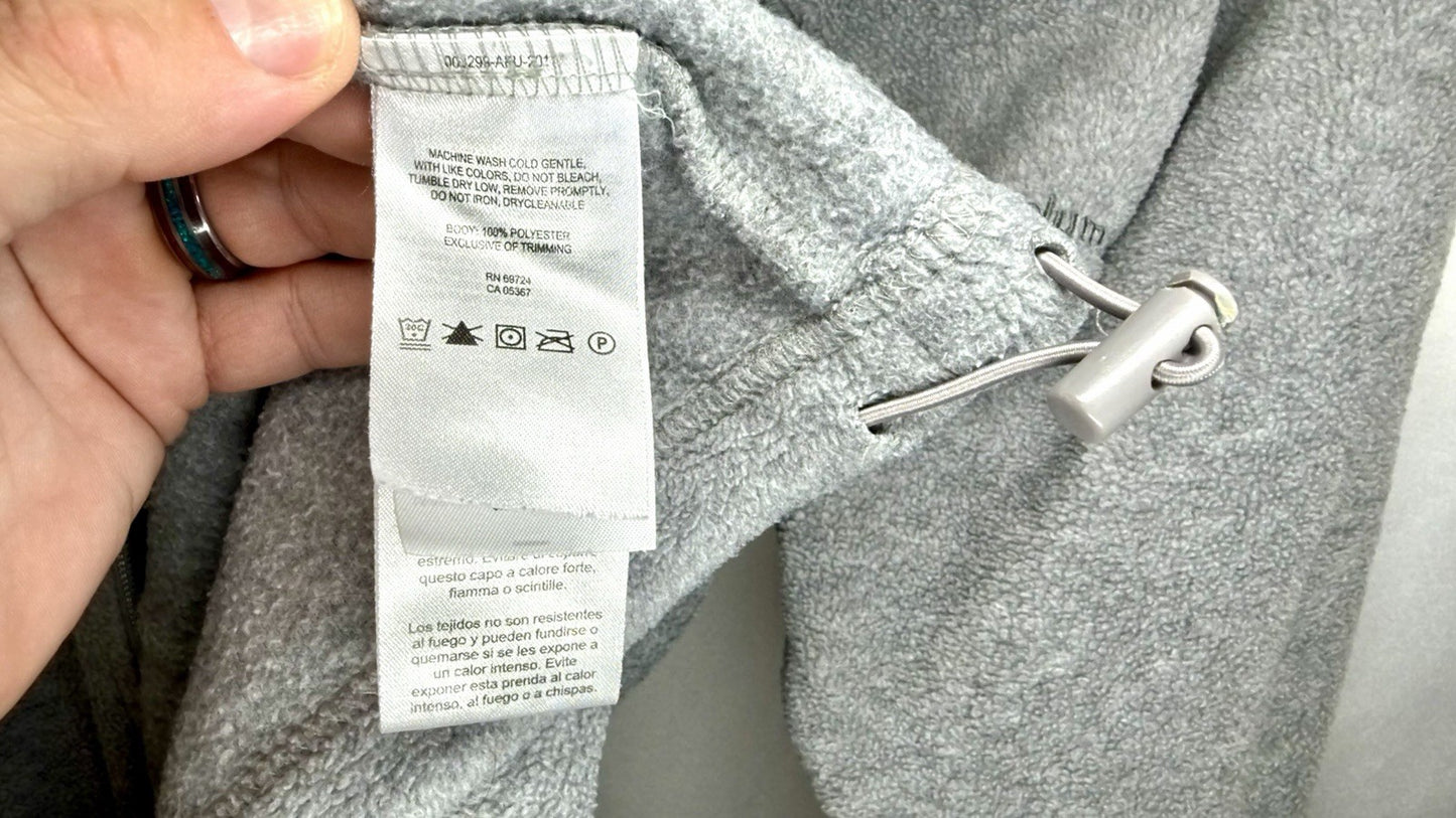 Columbia Fleece Jacket Men's Size 2XL Dark Gray Full Zip Outdoor Zip Pockets