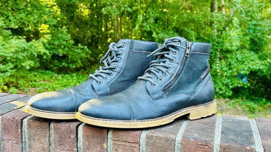 Sonoma Gray Zip-up & Lace-up Ankle Boots Men's Size 13M
