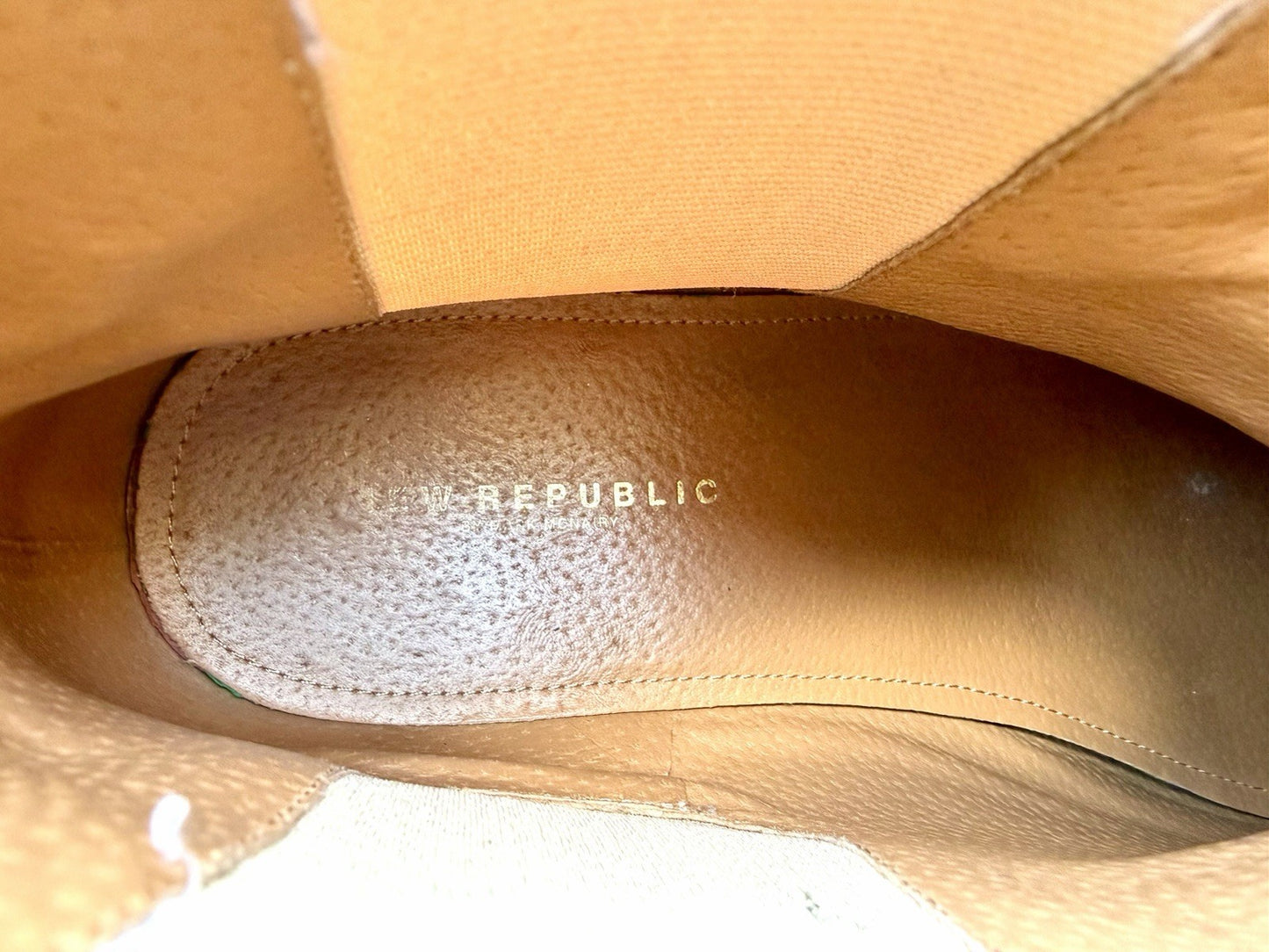 New Republic By Mark McNairy - Chelsea Boot - Men’s Size 12/45.5 EU - Tan Suede