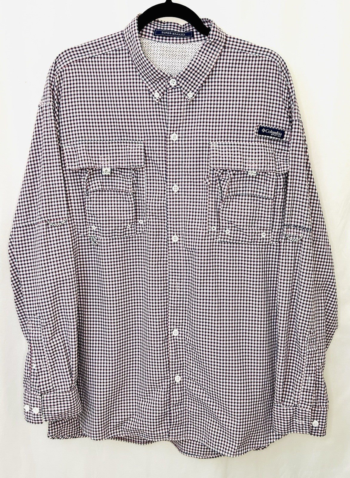 Columbia PFG Super Bahama Casual Button-Down Shirts Men’s XL