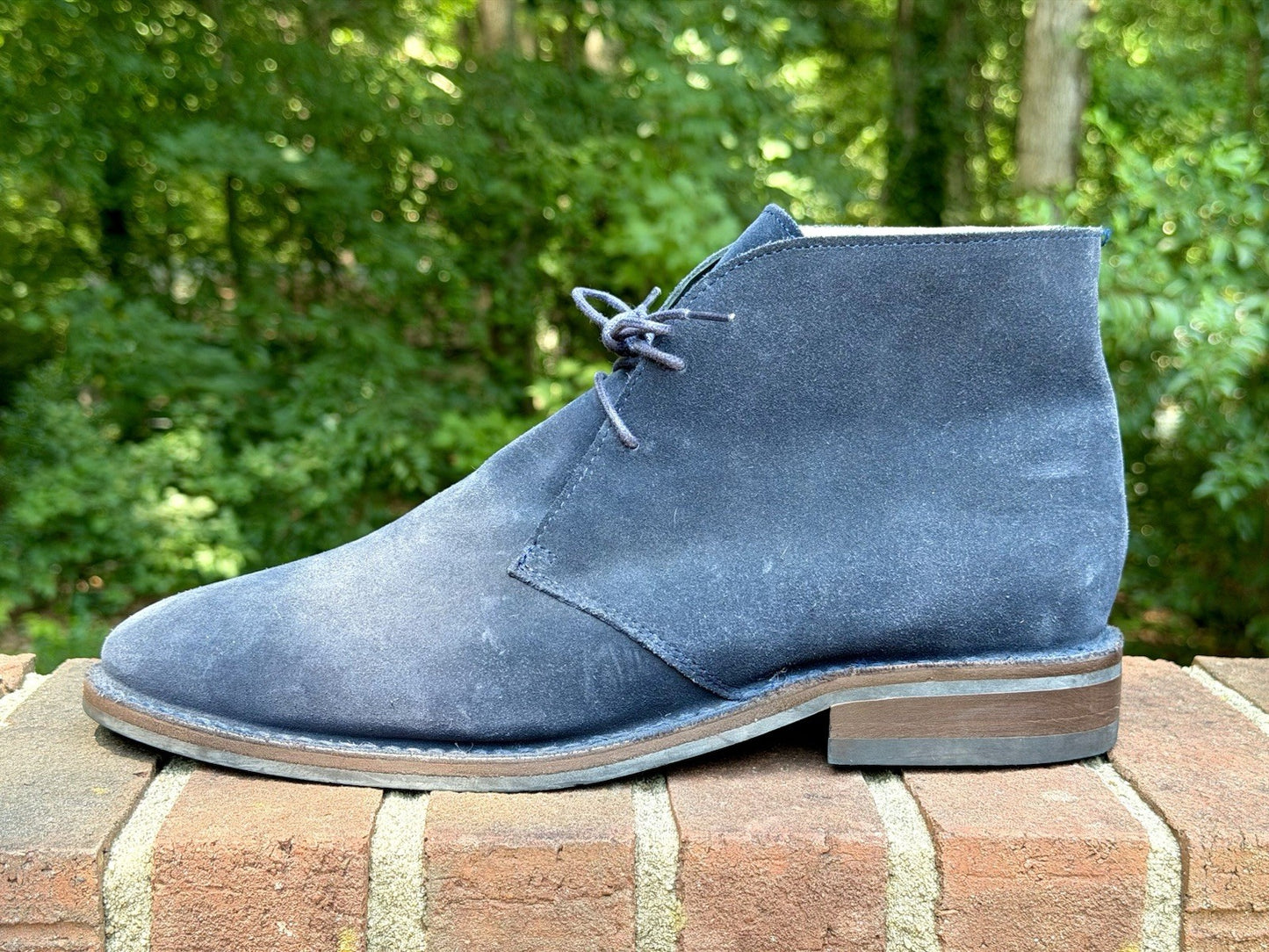 Thursday Boot Co Scout Chukka Boots Midnight Blue Suede Mens Size 11.5 D RARE