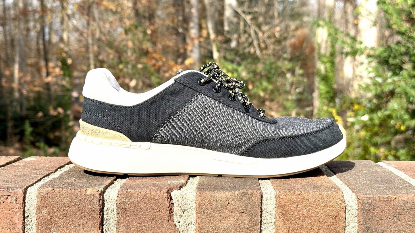 TOMS Heritage Sneakers Women’s 9 Black Canvas Low Top Round Toe Casual Shoes