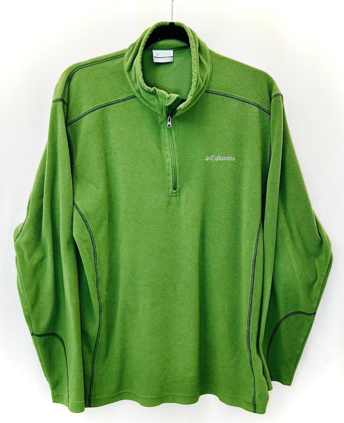 Green Columbia Fleece Jacket - Men’s Large