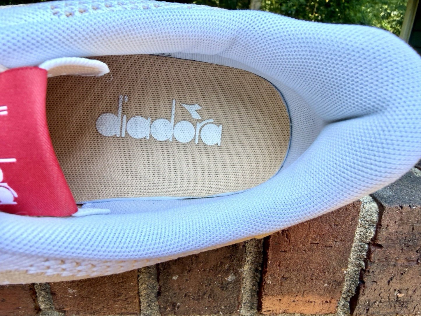 Diadora Titan Weave White Sheepskin Men’s Size 11.5 Retro Running Shoes 171829