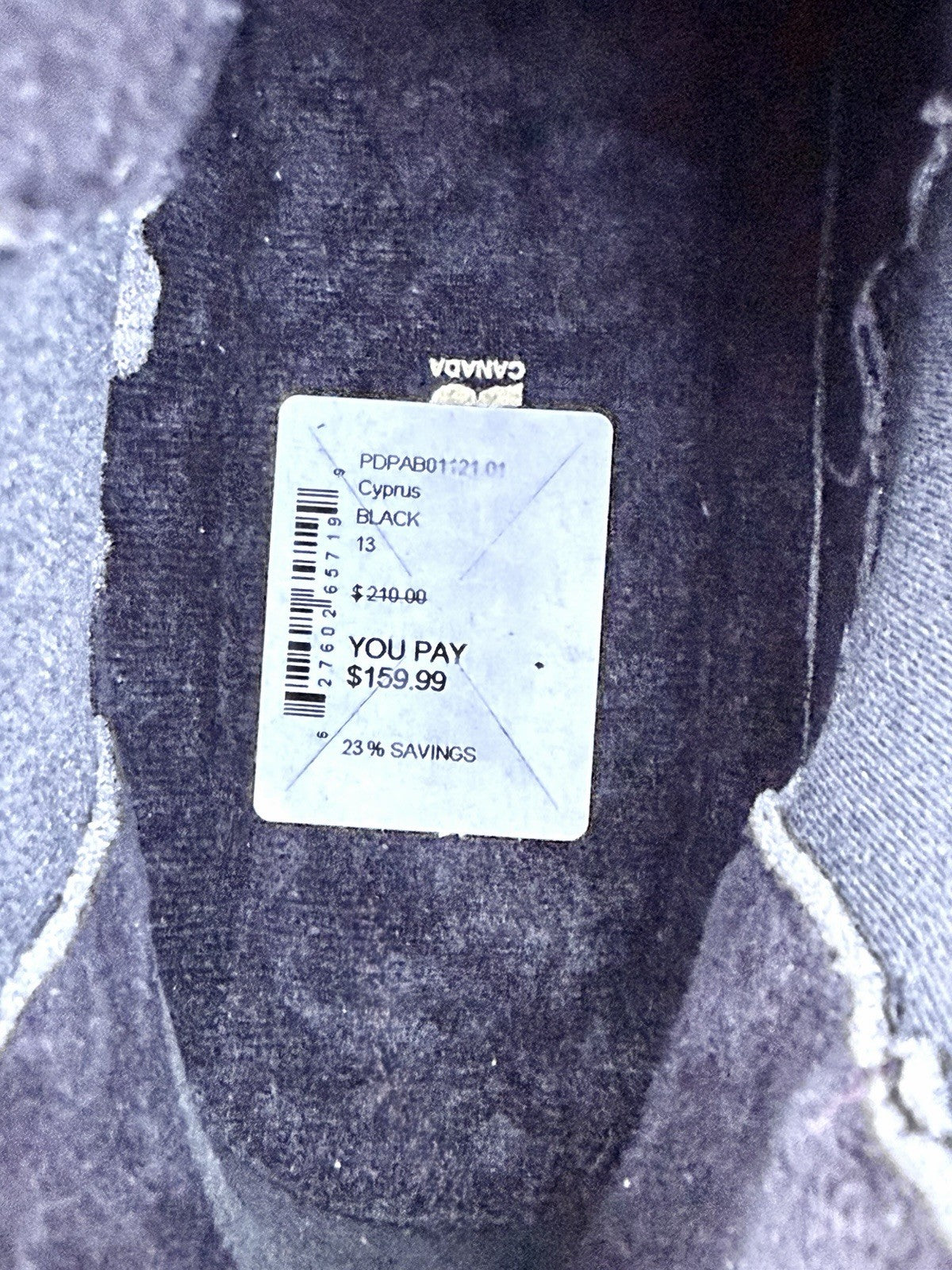Pajar Cyprus Black Leather Waterproof Chelsea Boot Size 13 / 46 EU ($210 New)
