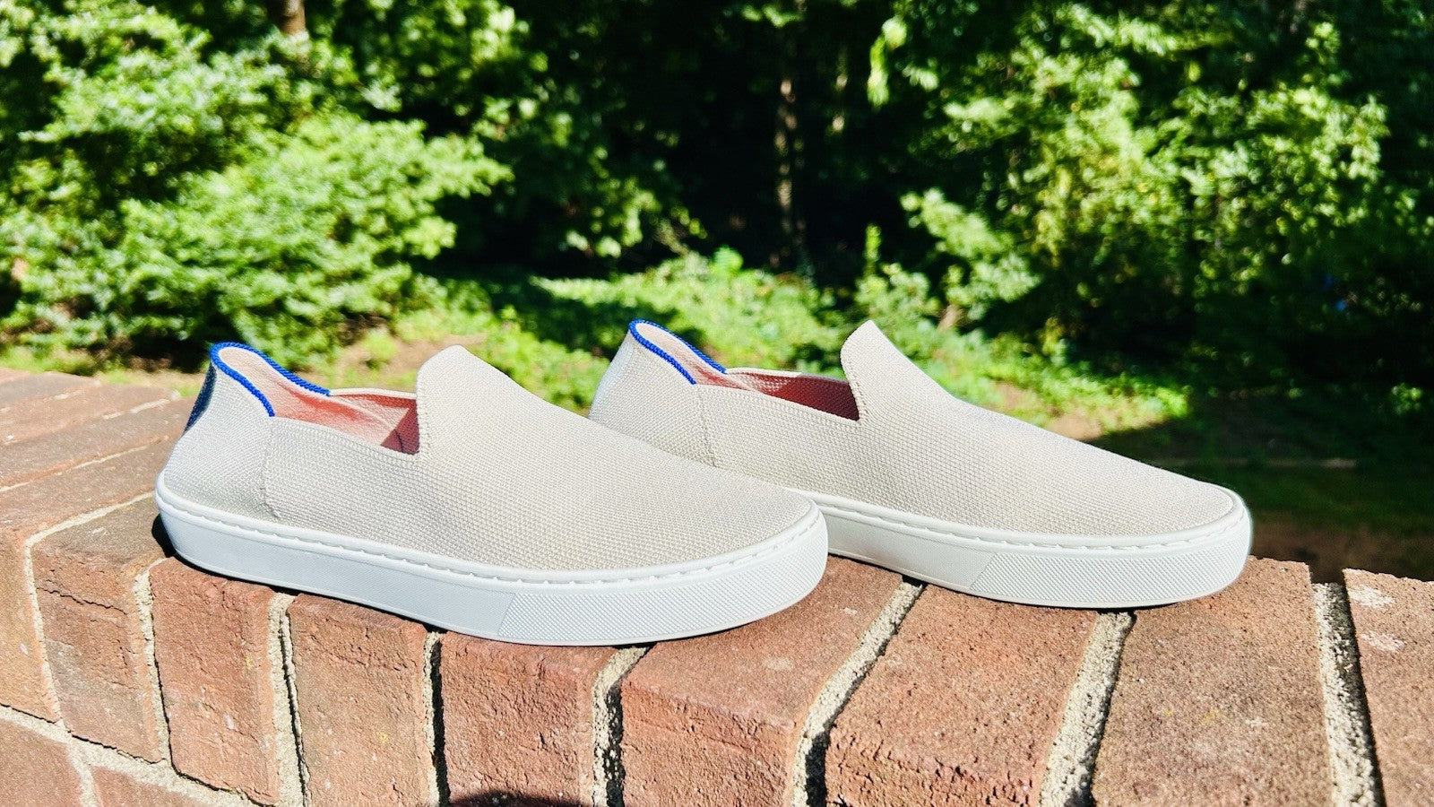 Rothys The Original Slip On Sneaker Sand Women’s Size 7.5 Comfort Shoes
