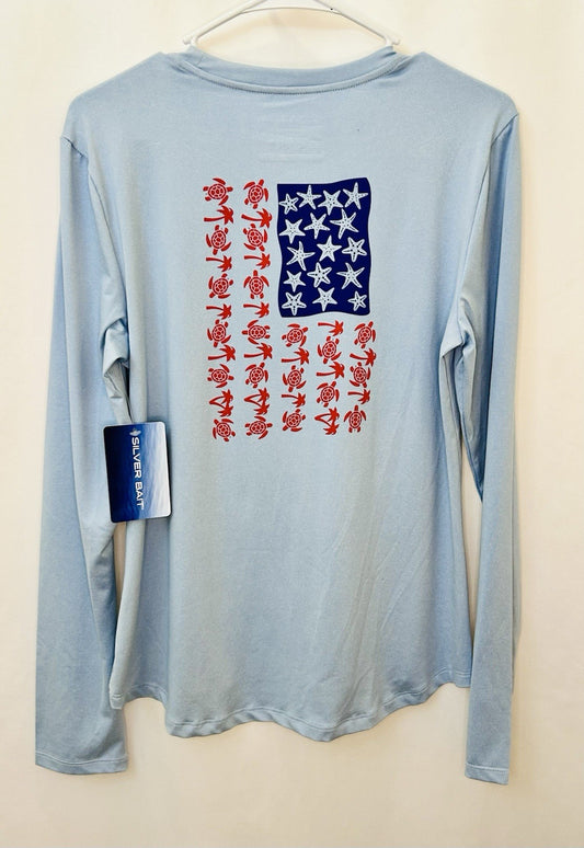 Women’s Silver Bait Long Sleeve UV Protection Tee