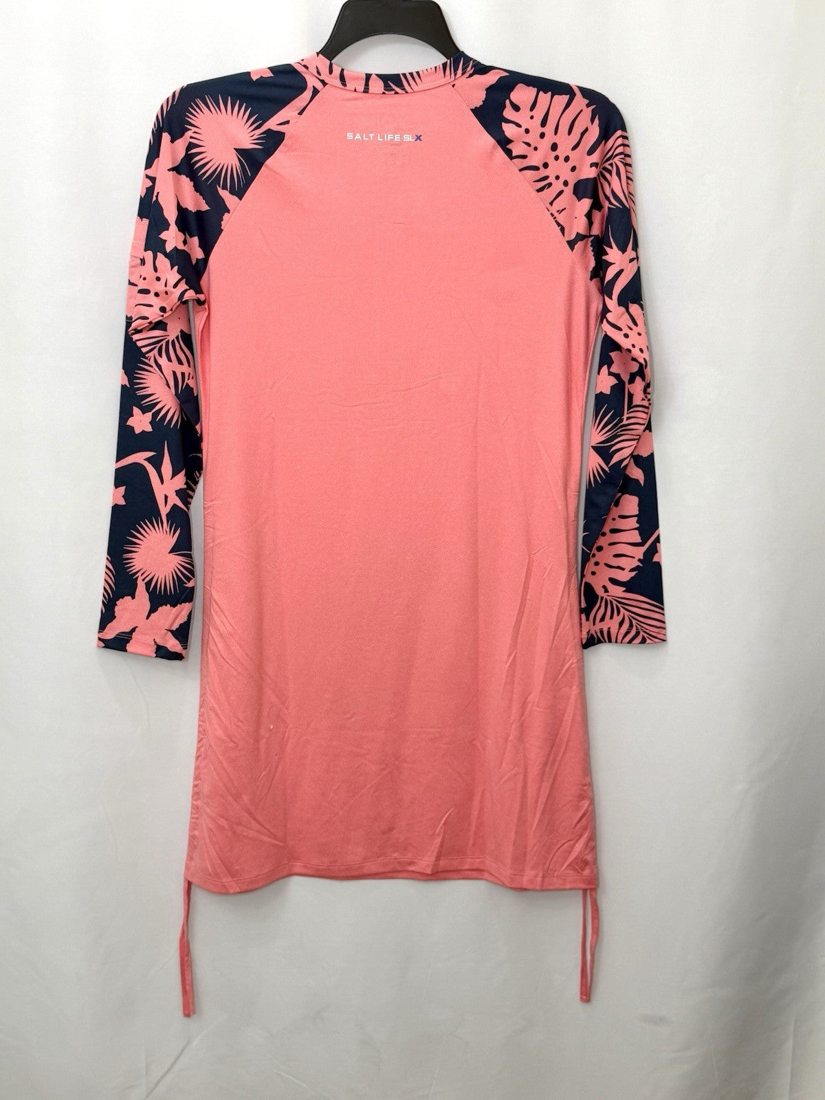 Salt Life Womens Escapism SLX Long Sleeve Performance Dress In Coral Heather NWT