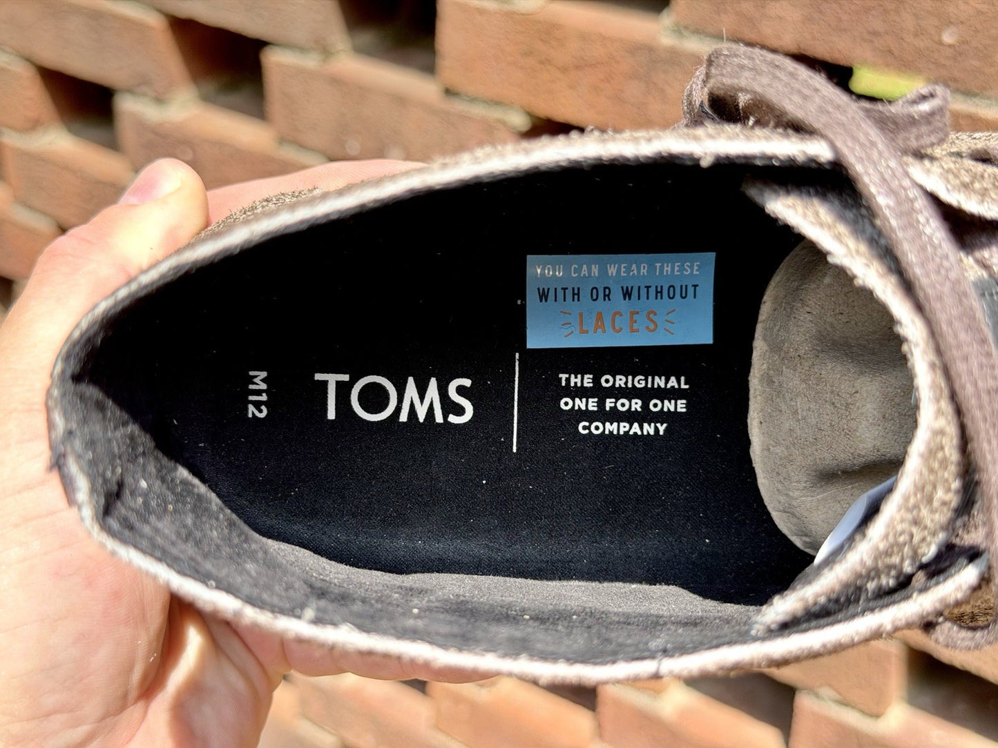 TOMS Mens Bota Shaggy Suede Cupsole Chukka Boots Venice Collection NIB Size 12