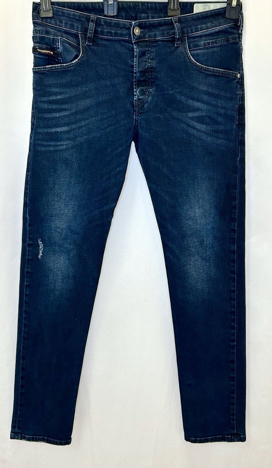 Diesel D-Bazer Tapered Leg Jeans Slim Fit Men’s Size 34x30 Dark Wash (Tag 34x32)