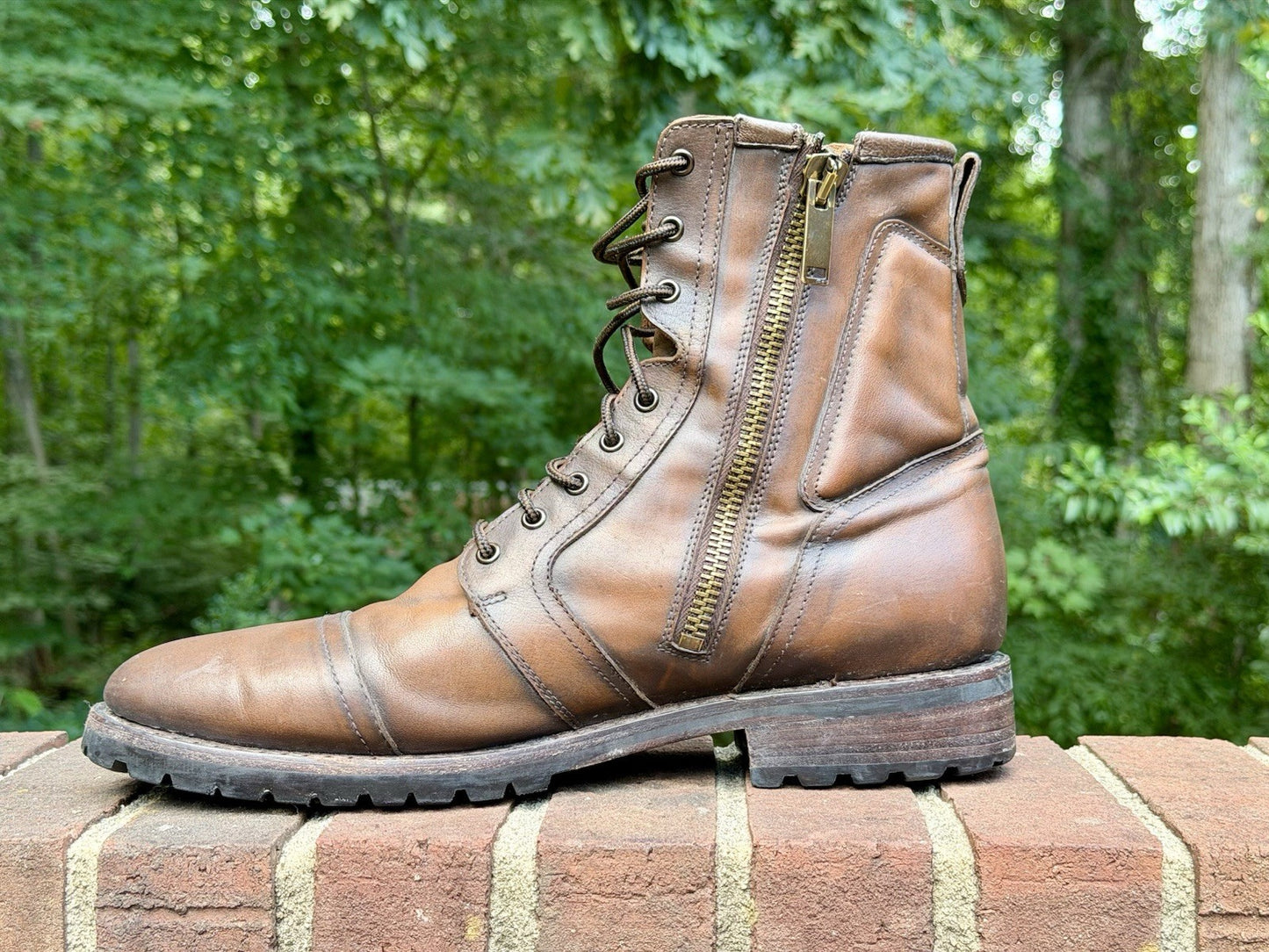 Thursday Boot Co Casa Moto Anejo Leather Zip Boots Men’s 12.5 House Of Friends