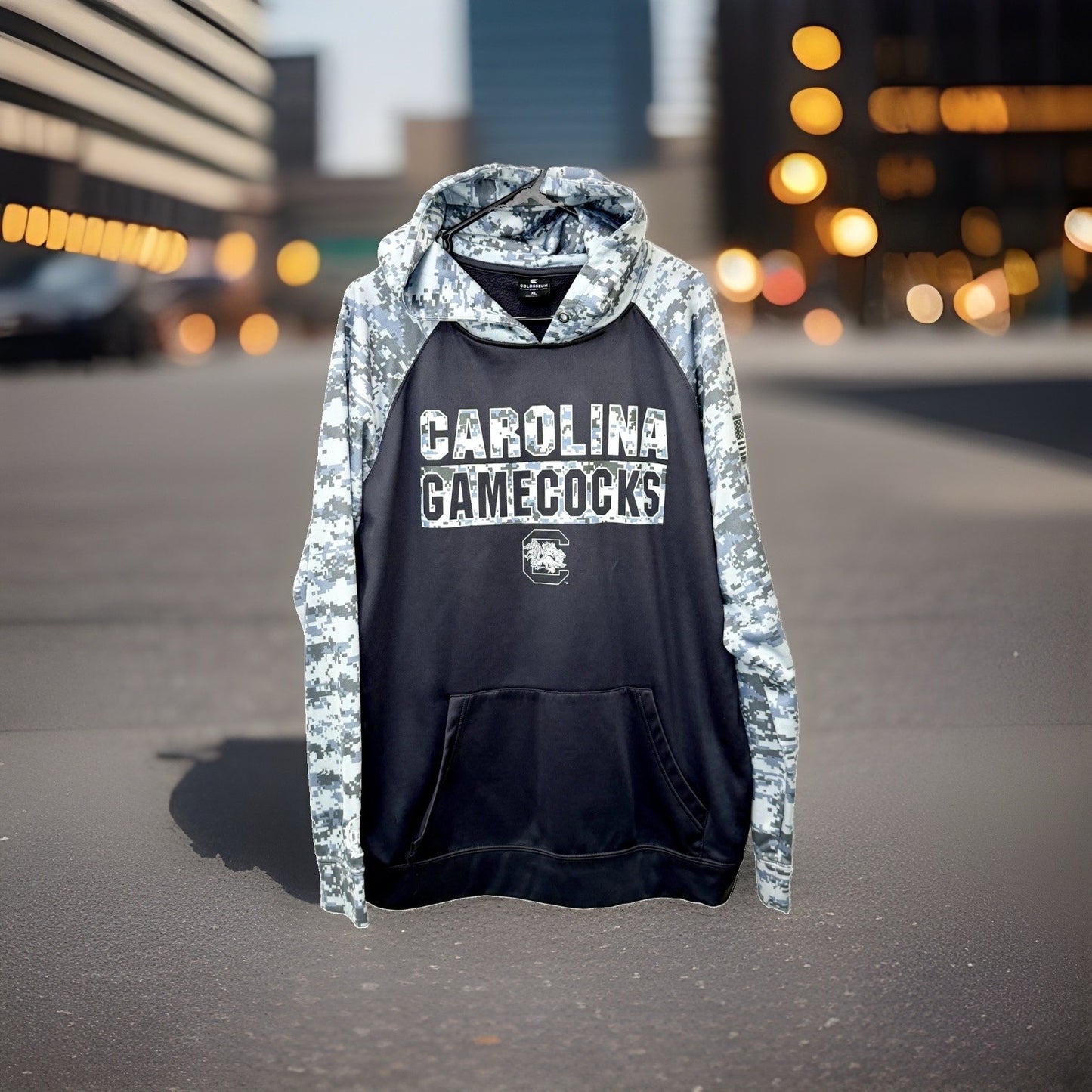 colloseum South Carolina Gamecocks OHT Camo Hoodie XL Military cotton