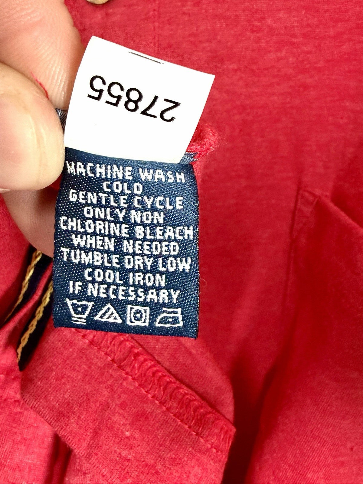 Charleston Threads Men Polo Shirt Size XXL 2XL Pink Coral Heathered NWT Pocket